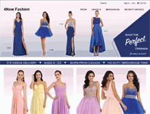Tablet Screenshot of 4nowfashion.com